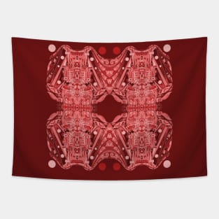 Red room from the alien hell ecopop Tapestry