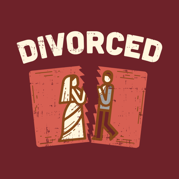 Happily Divorced - Funny Divorce Party by Shirtbubble