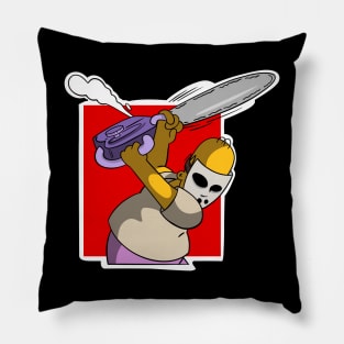 Chainsaw and Hockey mask Pillow