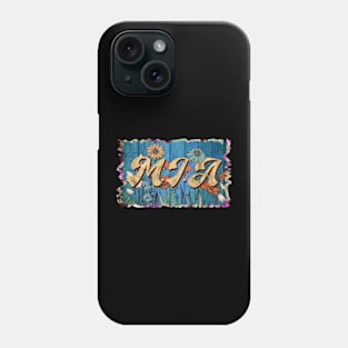 Retro MIA Name Flowers Limited Edition Proud Classic Styles Phone Case