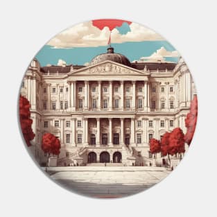Hofburg Imperial Palace Vienna Austria Vintage Travel Poster Tourism Pin