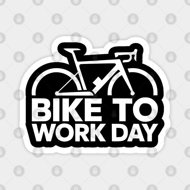 Bike to work day Magnet by LEGO