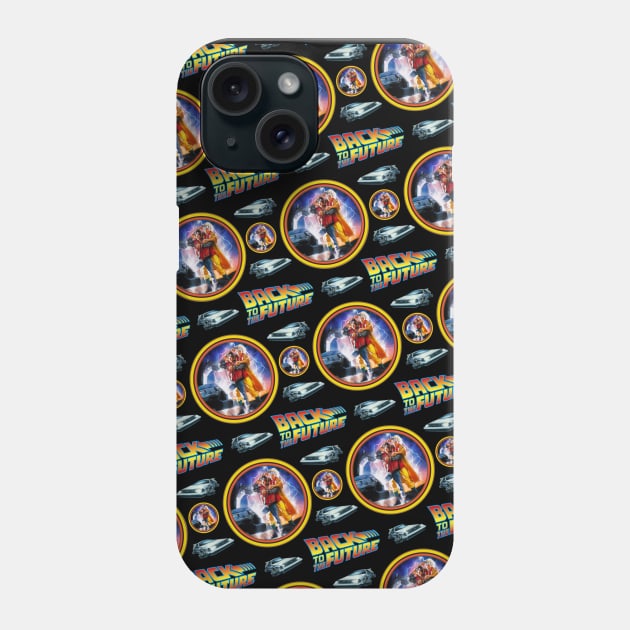 Retro time travel v2 Phone Case by Trazzo