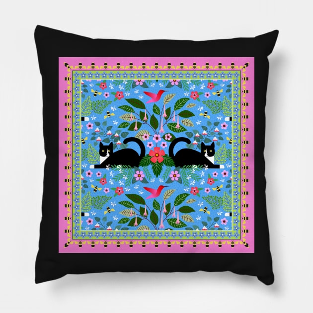 Katie and the Hummingbird Pillow by missmewow