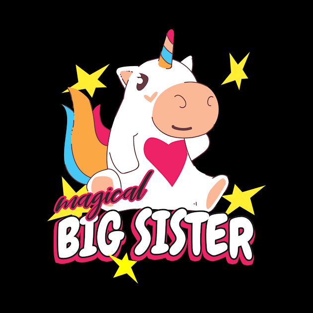 Big Sister Unicorn by Foxxy Merch