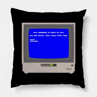 Commodore 64 Monitor Boot Pillow