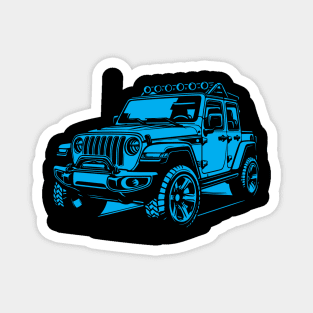 Adventure Awaits: Off-Road Dreams on Wheels - Unleash the Spirit of Jeep in Every Stitch! Magnet