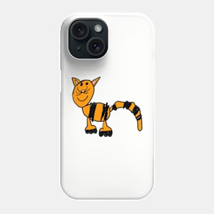 Kids Cat Drawing Phone Case