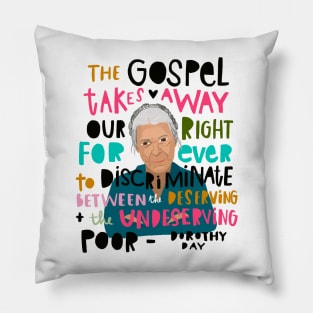 Serve the poor Pillow