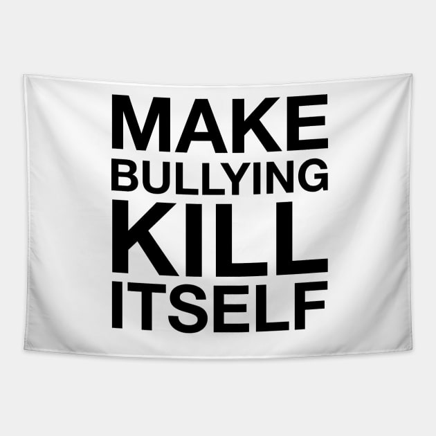 No Bullying Zone Tapestry by huckblade