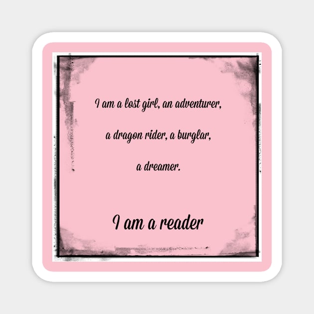 I am a reader Magnet by PiginMud