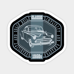 Collectable Cars Classic 1950s Baby Boomers Magnet