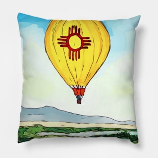 Balloon Fiesta, New Mexico Pillow