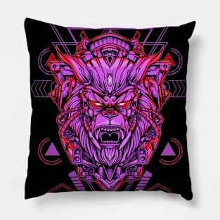 Geometric Gorilla Pillow