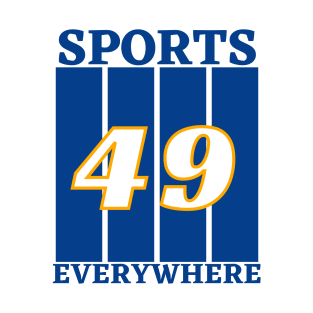 Sports Jersey Number 49 T-Shirt