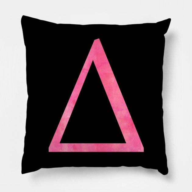 Pink Delta Pillow by lolosenese