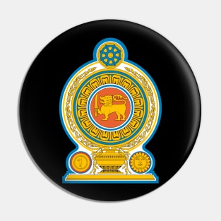 Emblem of Sri Lanka Pin