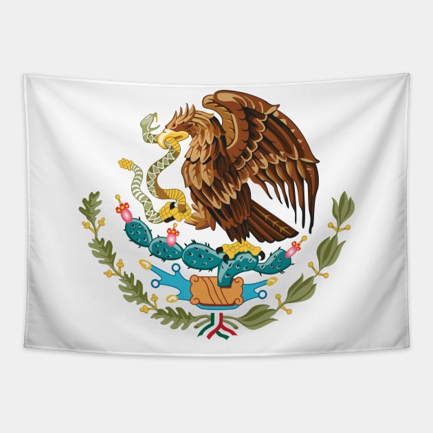 Mexico - Mexican Eagle Tapestry by Tamie