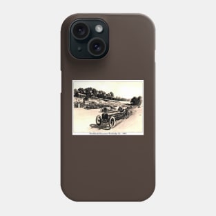 Brooklands Weybridge XL 1907 Auto Racing Print Phone Case