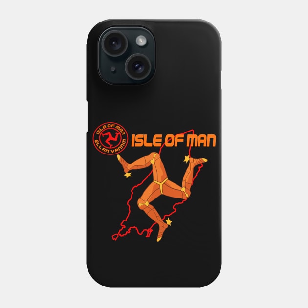 Isle of Man Triskelion Phone Case by ManxHaven