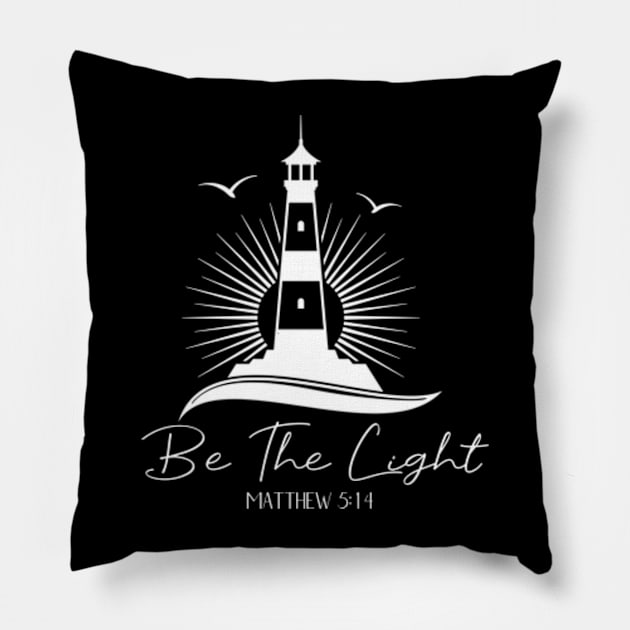 Be The Light Bible Verse Pillow by Buckeyes0818