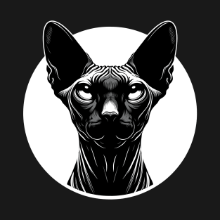 Majestic Dark Sphinx Portrait T-Shirt