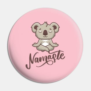 Koala Namaste Pin