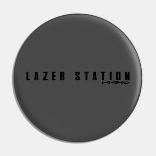 LAZER STATION 2023 Logo BLACK Pin