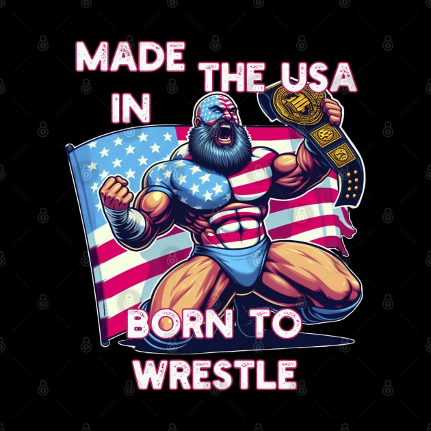 USA Wrestling by BukovskyART