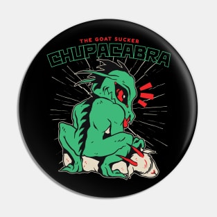 Legendary Goat-Sucking Chupacabra Pin