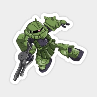 Zaku Green Magnet