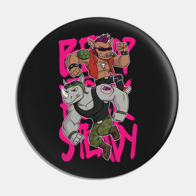 Bebop Rocksteady Pin by natexopher