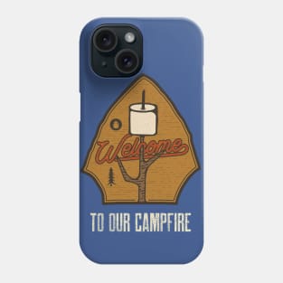 Welcome to Our Campfire / Retro Design / Camping Lovers / Vintage Design Phone Case