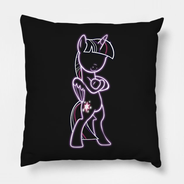 Cool Neon Twilight Pillow by Brony Designs