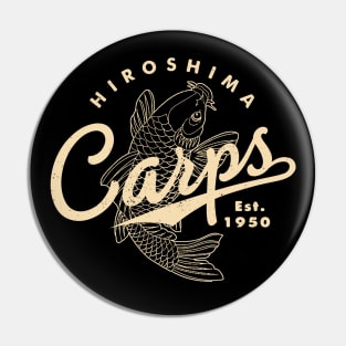 Hiroshima Carps Baseball 2 by Buck Tee Originals Pin