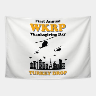 WKRP Turkey Drop Retro Tapestry