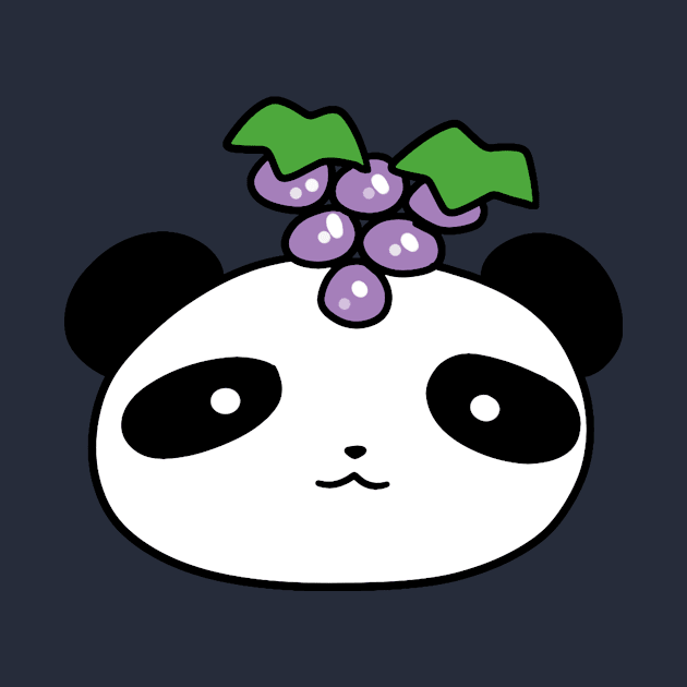 Grapes Panda Face by saradaboru