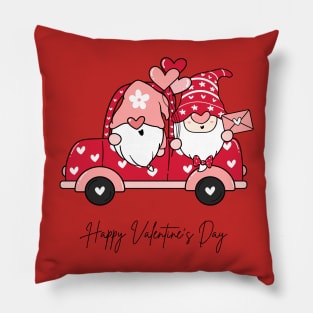 Valentine Gnomes in Car Pillow