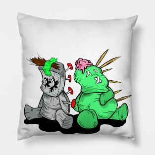 Two Voodoo Dolls Pillow