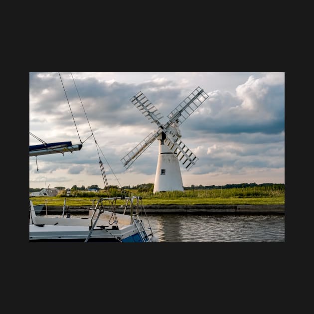 Thurne Mill at Thurne Mouth in the Norfolk Broads by yackers1