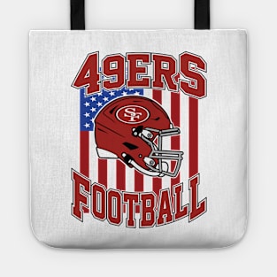 Retro 49ers Football Tote