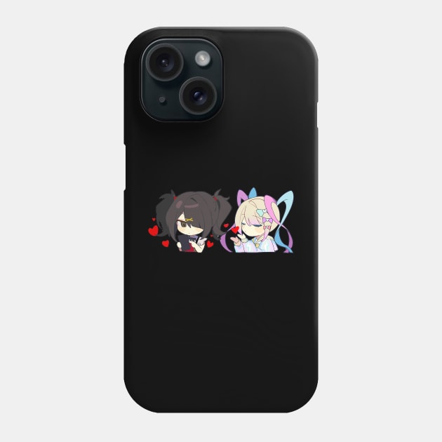 Ame & KAngel (Needy Streamer Overload) Phone Case by hidexmian