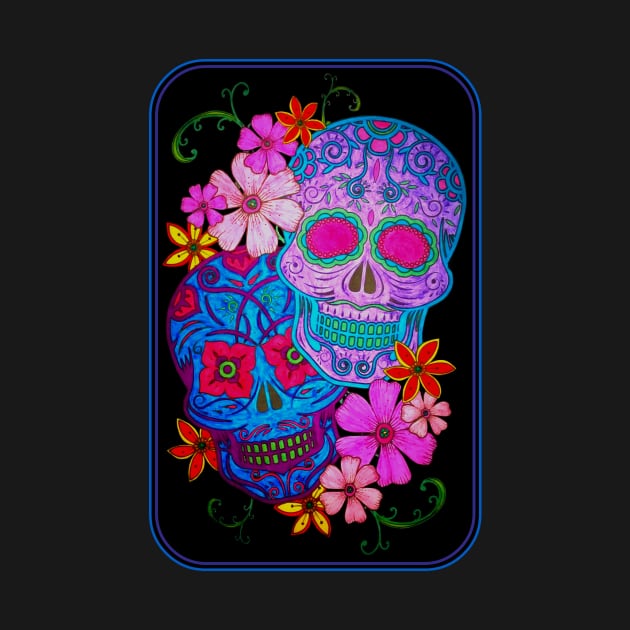 Flower Skulls by ARTWORKandBEYOND