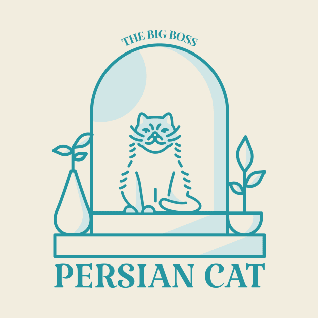 Persian Cat by Tip Top Tee's