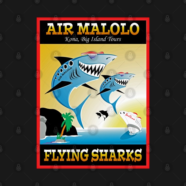 Air Malolo Flying Sharks Kona Big Island Tours by badtuna