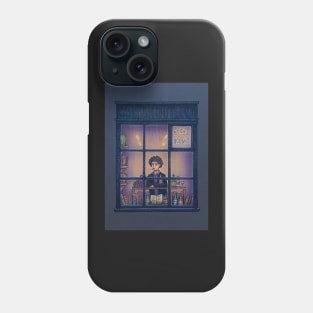 Black Books window Phone Case