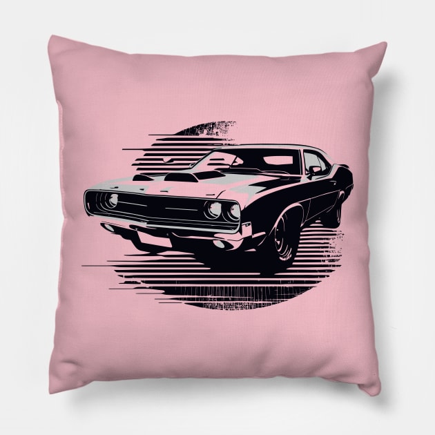 Muscle car Pillow by DragonDream