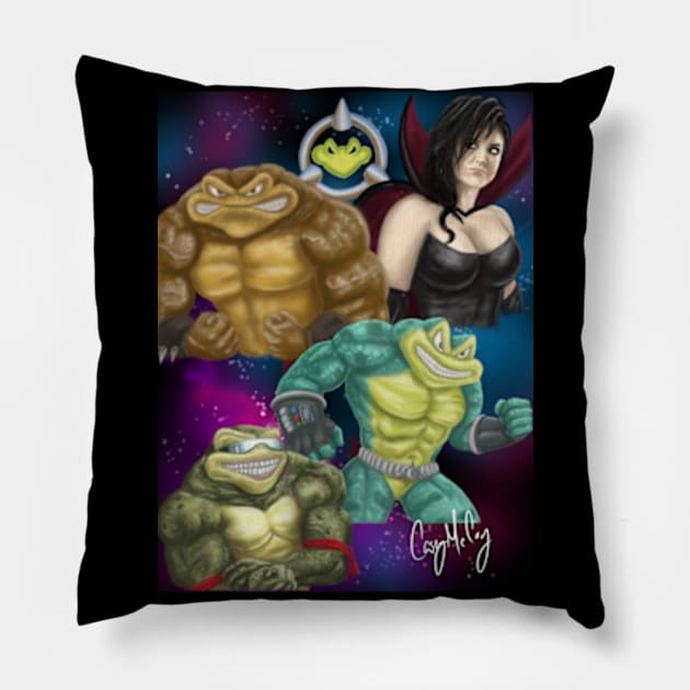 Battletoads! Pillow by Casey McCoy ARTS 