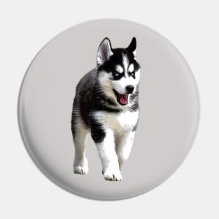 Siberian Husky Puppy Dog Pin