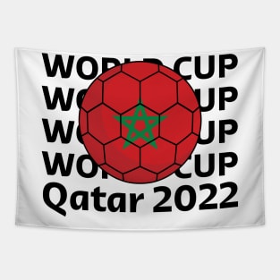 World Cup Qatar 2022  - Team Morocco Tapestry